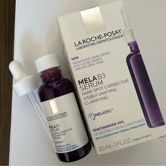 BNIB La Roche-Posay MELA B3 DARK SPOT SERUM WITH MELASYL™ + NIACINAMIDE 💜 - Picture 4 of 5